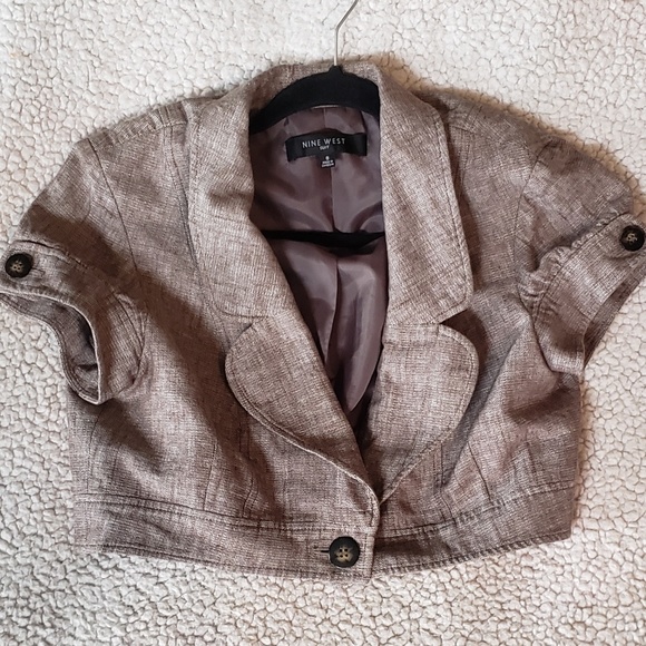 Nine West Cropped Suit Jacket - Picture 6 of 7